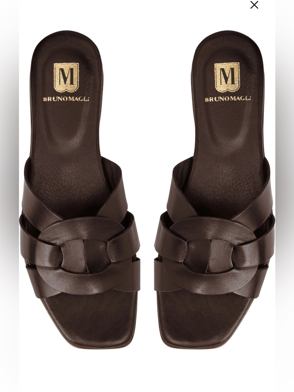 M BY BRUNO MAGLI Alessia Leather Sandal size 38.5